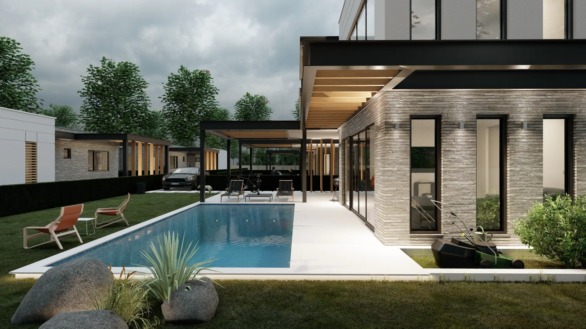 Serenita 1805 Lüks Villa Dış Cephe Dublex Havuz